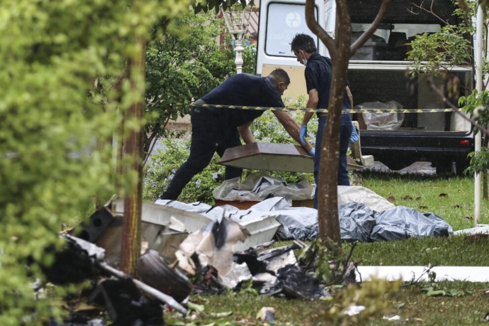 Avioneta cae en Brasil dejando cinco personas fallecidas