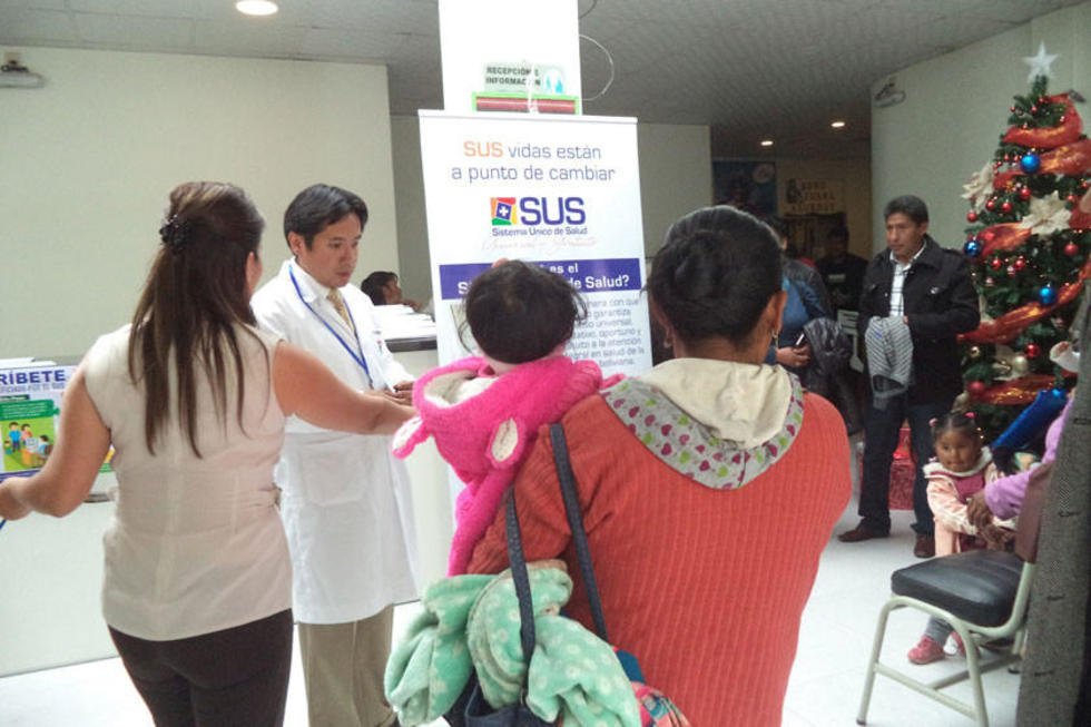 Atención médica gratuita en Bolivia