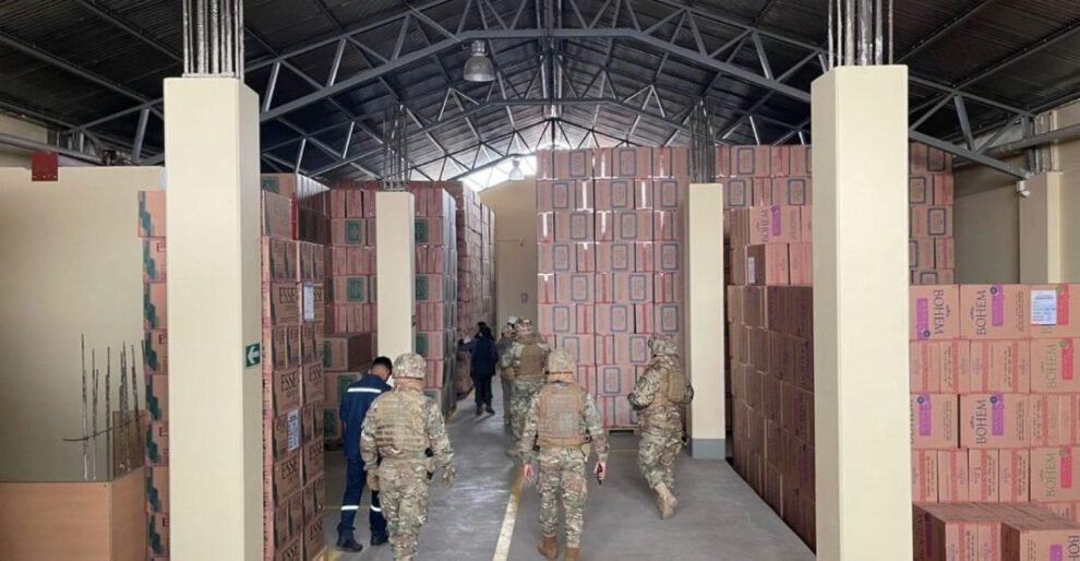 Decomiso de cigarrillos ilegales en La Paz