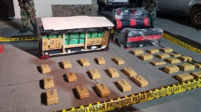 Incautación de marihuana en Cochabamba