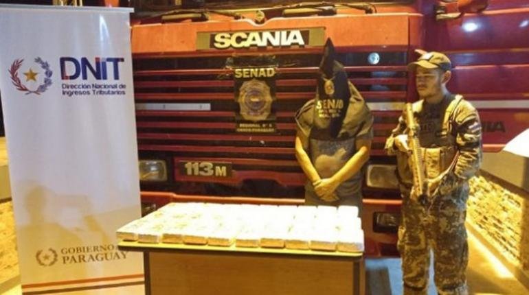 Secuestran 31 kilos de droga en operativo en la Aduana de Mariscal Estigarribia