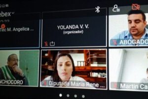 La audiencia virtual del gobernador Luis Fernando Camacho