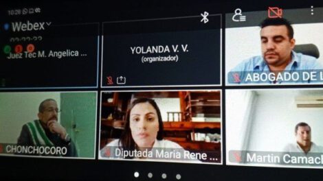 La audiencia virtual del gobernador Luis Fernando Camacho