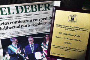 ANP celebra aniversarios de El Deber, Los Tiempos y ANF