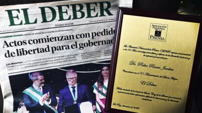 ANP celebra aniversarios de El Deber, Los Tiempos y ANF