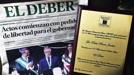ANP celebra aniversarios de El Deber, Los Tiempos y ANF