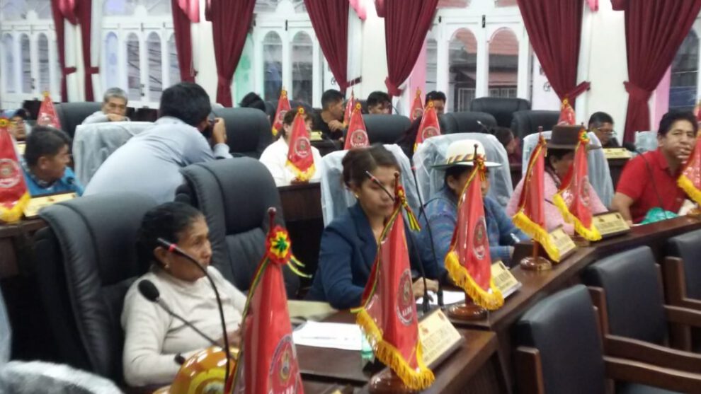 Receso de la Asamblea Legislativa Departamental de Oruro