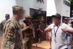 Protesta por muerte de soldado en San Matías