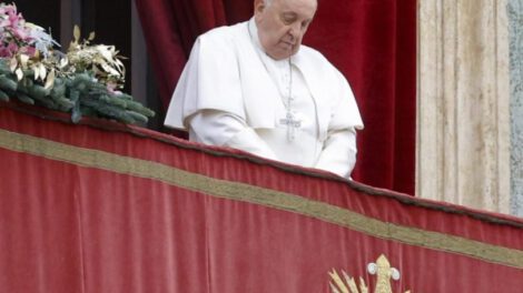 Imagen de Archivo del papa Francisco haciendo un llamado a la conciencia por las vidas arrebatadas en guerras