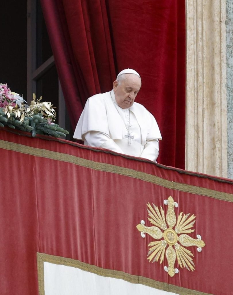 Imagen de Archivo del papa Francisco haciendo un llamado a la conciencia por las vidas arrebatadas en guerras