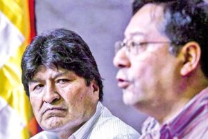 Evo Morales en el ampliado de evaluación en el Trópico de Cochabamba