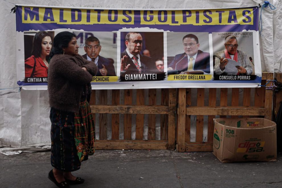 Protesta indígenas Guatemala exigen renuncia de la fiscal general