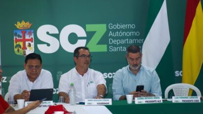 Mario Aguilera Gobernación interina en Santa Cruz