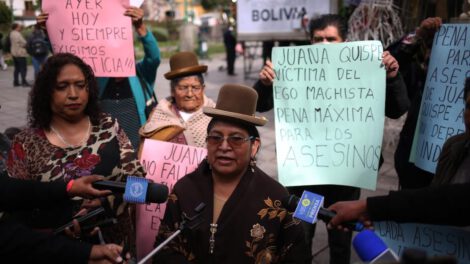 Justicia por Juana Quispe en Bolivia