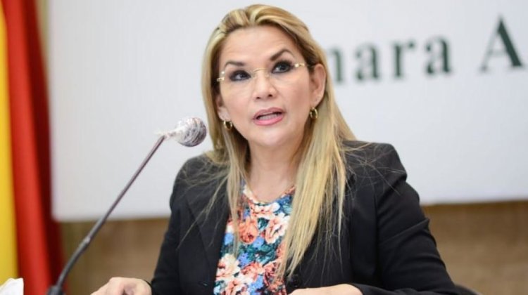 La expresidenta interina Jeanine Añez