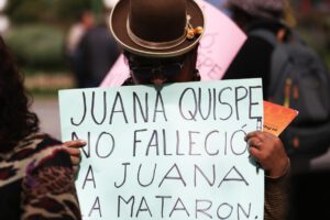 Justicia por asesinato de Juana Quispe en La Paz