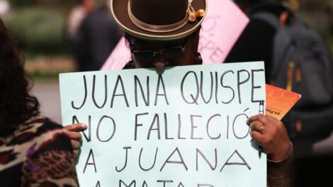 Justicia por asesinato de Juana Quispe en La Paz
