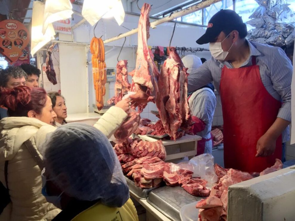 Precio de carne de res en el mercado interno