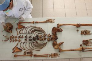 Restos humanos hallados en Oruro