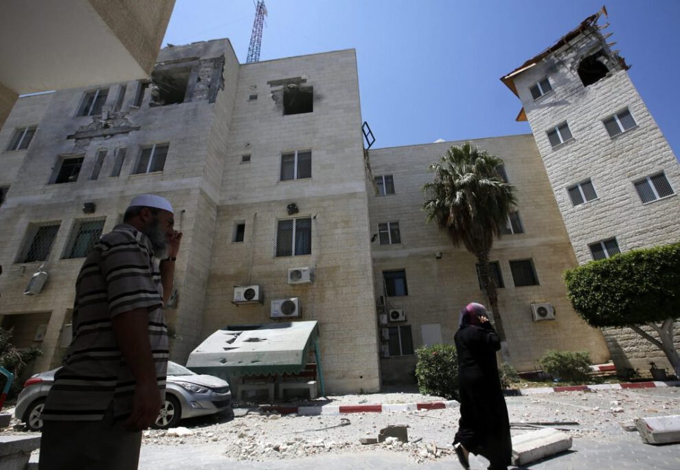 Evacuación del Hospital Al-Aqsa en Gaza
