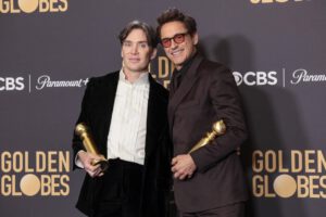 La película Oppenheimer ganó cinco Globos de Oro