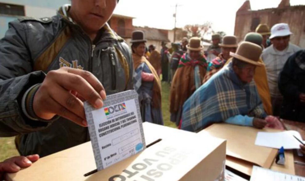 Elecciones judiciales en Bolivia