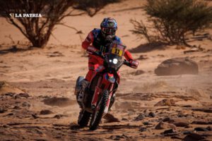 José Ignacio Cornejo en competencia en el Rally Dakar