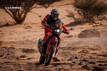 José Ignacio Cornejo en competencia en el Rally Dakar