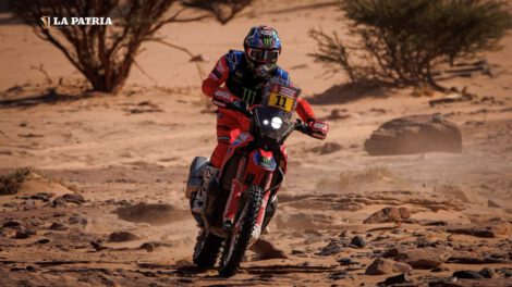 José Ignacio Cornejo en competencia en el Rally Dakar
