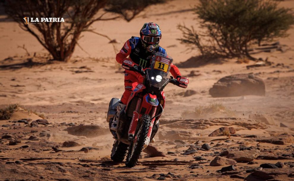 José Ignacio Cornejo en competencia en el Rally Dakar