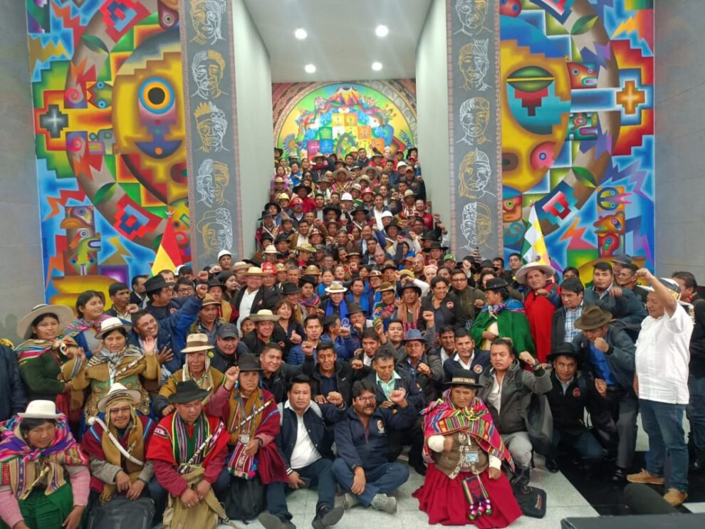 Congreso del MAS y organizaciones sociales