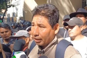 El dirigente campesino Ponciano Santos