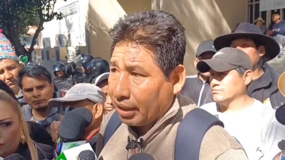 El dirigente campesino Ponciano Santos