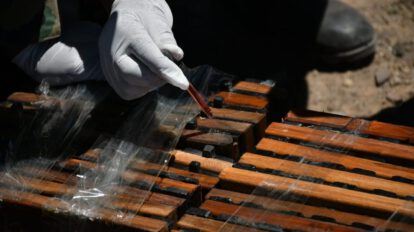 Destrucción de cocaína en Oruro