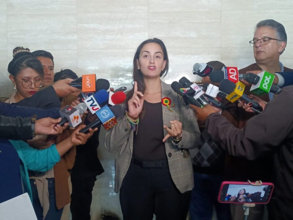 Conflicto por Gobernación de Santa Cruz: Diputada Luisa Nayar insta a Camacho y Aguilera a buscar soluciones