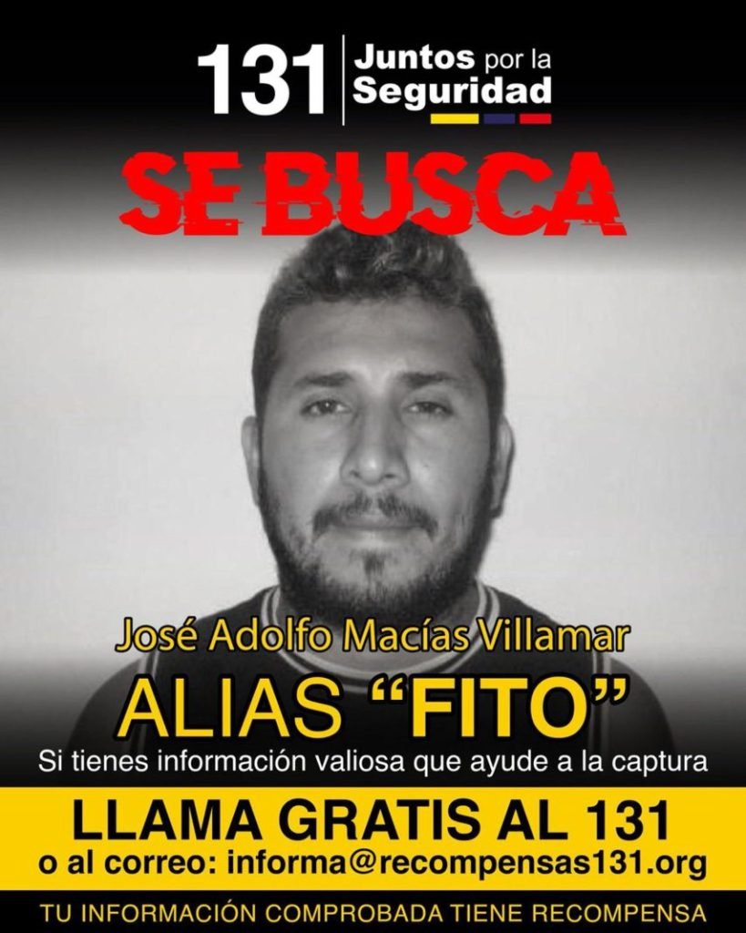 Evasión de Fito, capo de Los Choneros en Ecuador