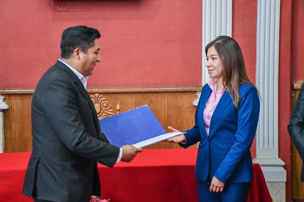 Destitución de Paola Condori en Oruro