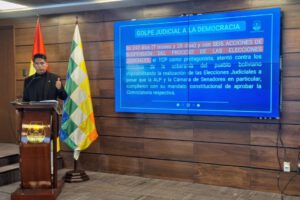 Andrónico Rodríguez expone sobre las elecciones judiciales
