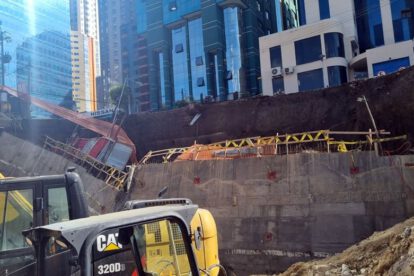 Desplome plataforma construcción Sopocachi