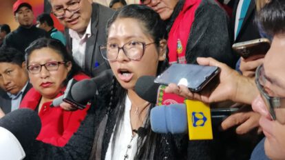 Eva Copa espera que Evo demuestre respeto a El Alto