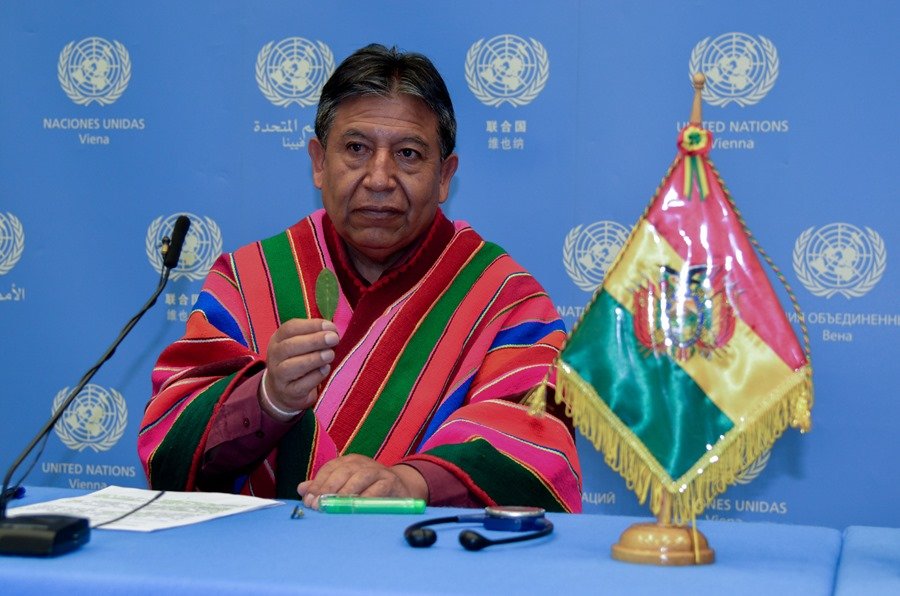 Despenalizar la hoja de coca liderada por David Choquehuanca