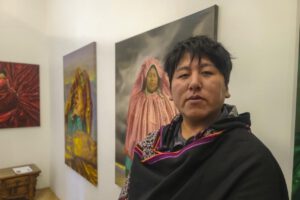 Cristian Laime expone su visión de la Pachamama en París