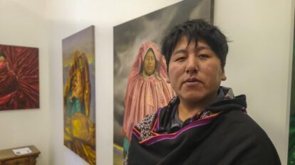 Cristian Laime expone su visión de la Pachamama en París