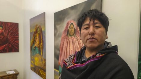 Cristian Laime expone su visión de la Pachamama en París