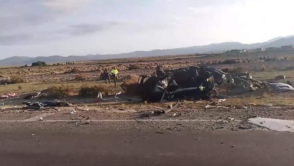Fatal Colisión entre ómnibus y surubí en la carretera Panamericana