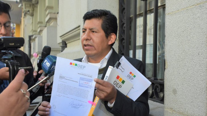 Eliminación de elecciones primarias propuesta por Tahuichi Tahuichi del TSE