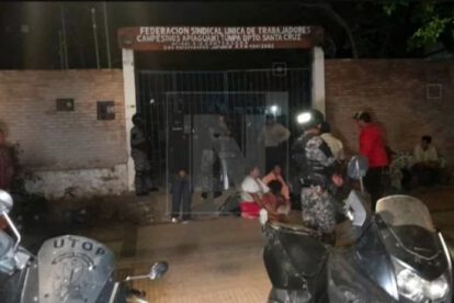 Ataque a la Federación Sindical de Campesinos en Santa Cruz
