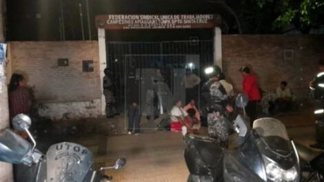 Ataque a la Federación Sindical de Campesinos en Santa Cruz