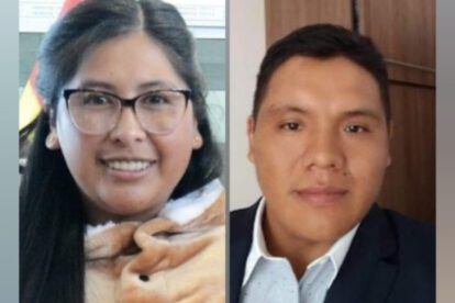 Eva Copa y Pablo Callisaya en denuncia de infidelidad