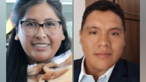 Eva Copa y Pablo Callisaya en denuncia de infidelidad